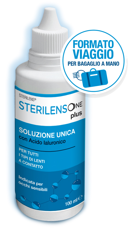 Sterilens Soluzione Unica One Plus con Acido Ialuronico 100 ml